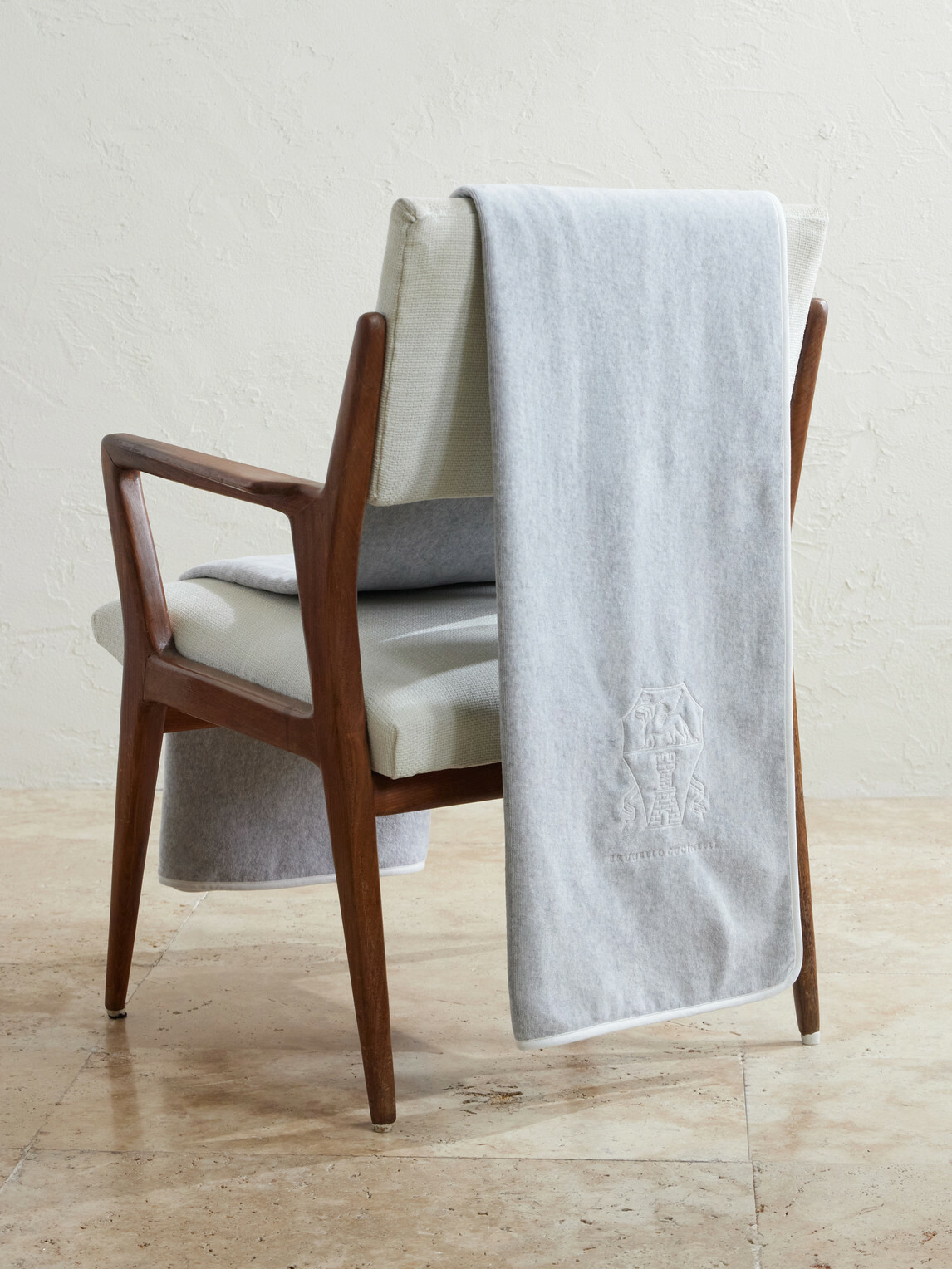 Brunello Cucinelli - Logo-Embroidered Cotton-Terry Beach Towel