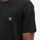 Maison Kitsuné Men's Monochrome Fox Head Patch Classic T-Shirt in Black