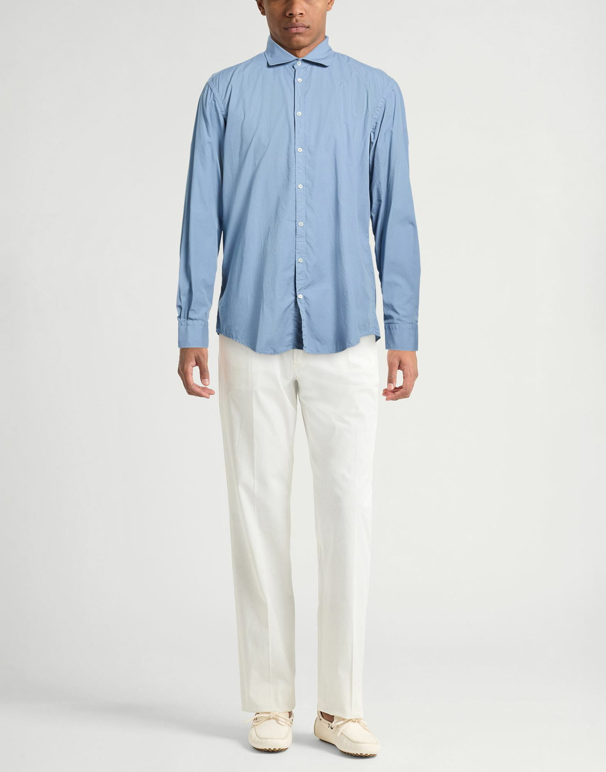 Massimo Alba Mens Shirt in Sky blue