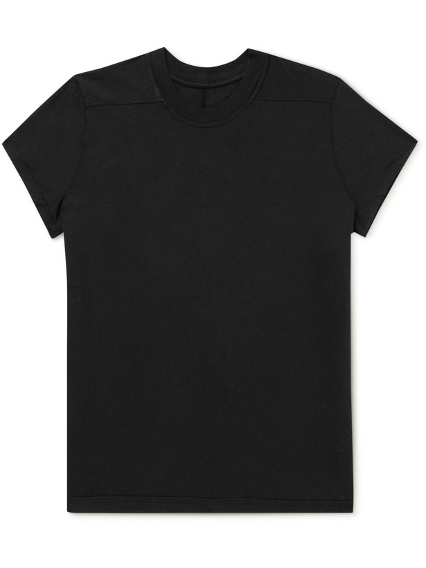 Photo: Rick Owens - Cotton-Jersey T-Shirt - Black