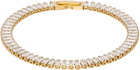 Tanner Fletcher Gold Crystal Tennis Bracelet