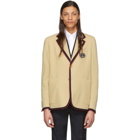 Gucci Beige Wool Palma Blazer