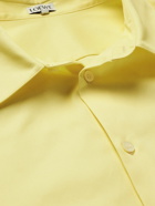 Loewe - Logo-Embossed Cotton-Twill Shirt - Yellow