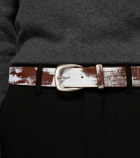 Maison Margiela - Painted leather belt
