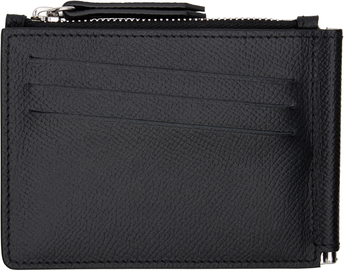 Maison Margiela Black Money Clip Wallet Maison Margiela