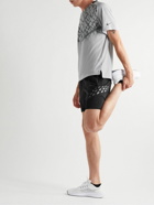 Nike Running - Pinnacle 2-in-1 Shell and Stretch-Jersey Shorts - Black