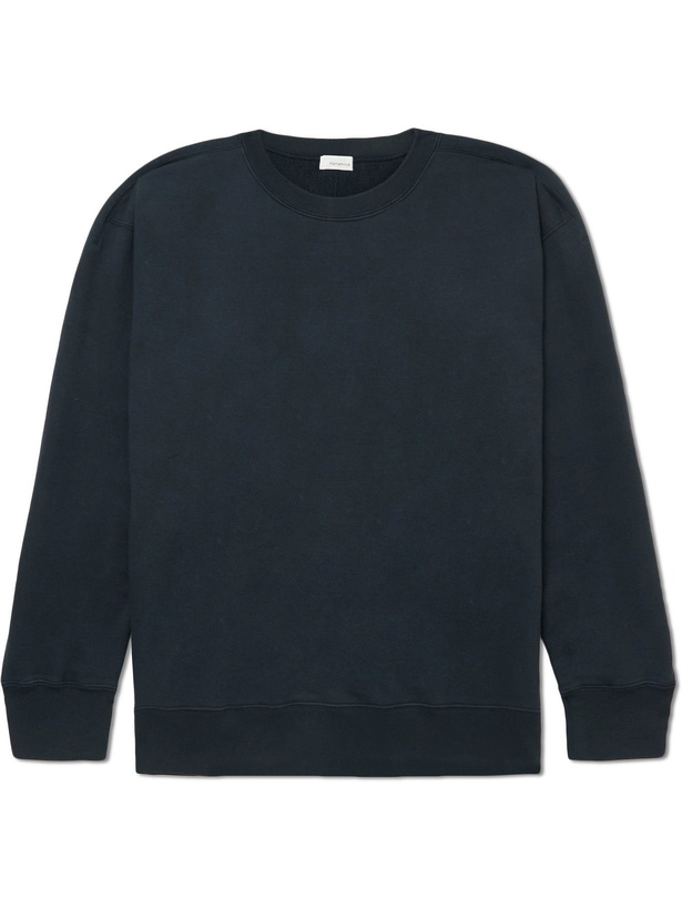 Photo: nanamica - Cotton-Blend Jersey Sweatshirt - Blue