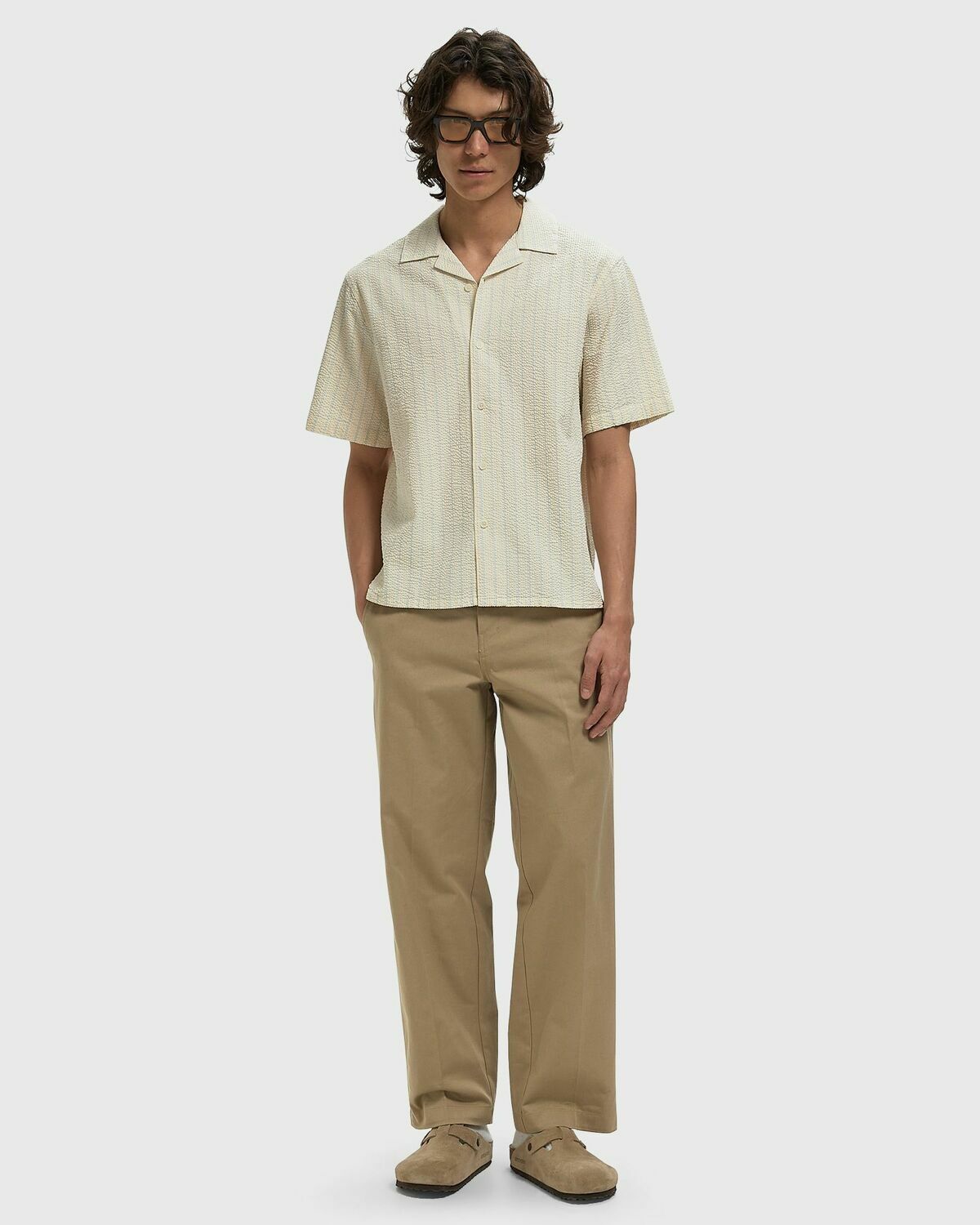 DIDCOT SS SHIRT SEERSUCKER STRIPE
