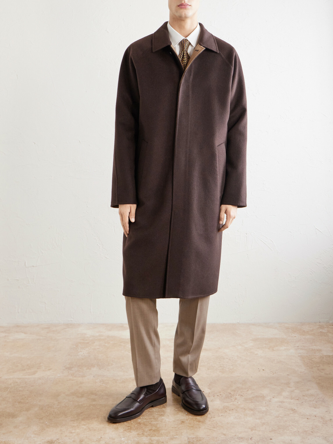 Kiton - Wool and Cashmere-Blend Coat - Brown