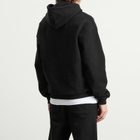 ANNIE HOOD Men's College Zip Hoodie in Black/Black