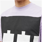 The Trilogy Tapes Men's Block T-Shirt in Lavender