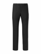 Enfants Riches Déprimés - Skinny Lieutenant Straight-Leg Pinstriped Virgin Wool Trousers - Black