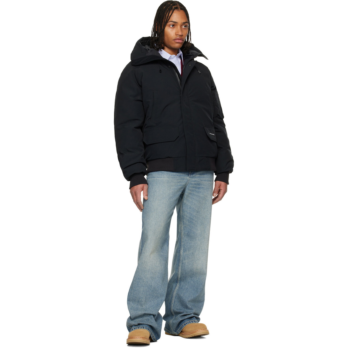 Canada Goose Black Chilliwack Bomber Down Jacket