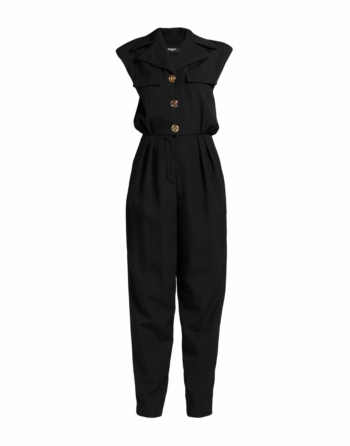 Balmain Womens Jumpsuit in Black