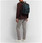 Montblanc - Nightflight Leather-Trimmed Canvas Backpack - Blue