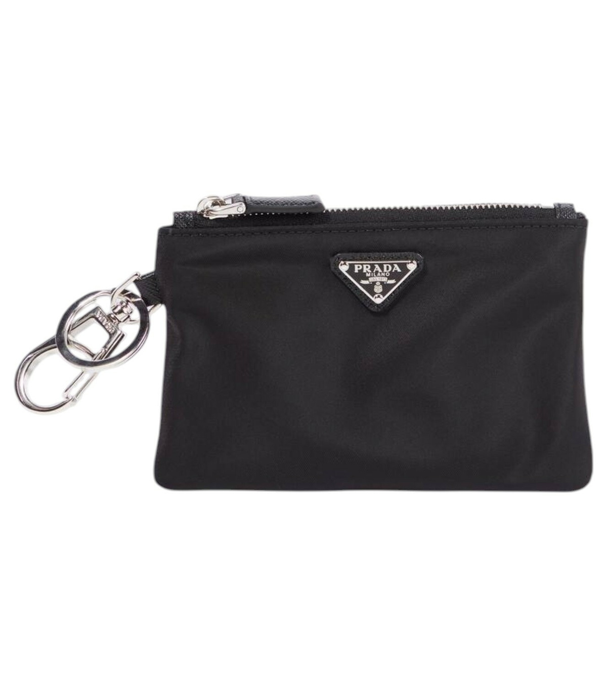 Prada Black Travel Pouch Keychain Prada