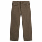 Unlikely Dry Goods Men's Time Travel Wide Jeans in Brown Wash