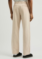 Percival Program Straight-leg Cotton Trousers Cream