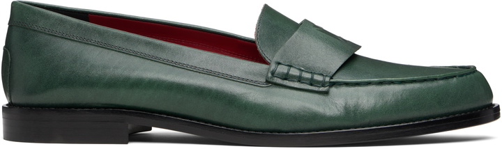 Photo: Enfants Riches Déprimés Green Penny Loafers