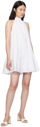 Staud White Marlowe Minidress