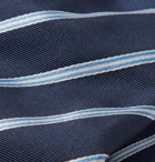 Hugo Boss - 6cm Striped Silk-Twill Tie - Navy