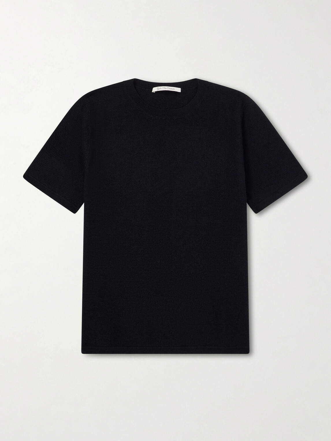 God's True Cashmere - Cashmere T-Shirt - Black