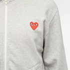 Comme des Garçons Play Men's Back Print Track Top in Grey