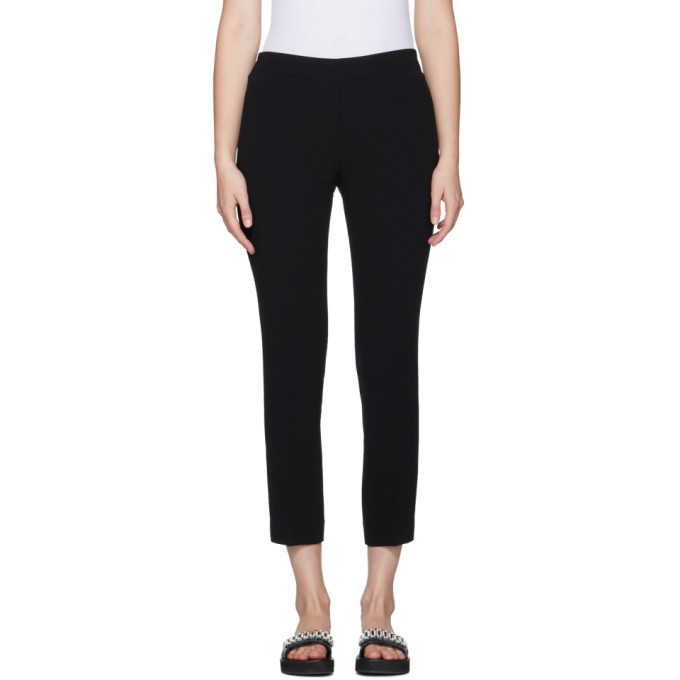 Neil Barrett Black Crepe Trousers