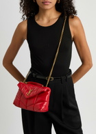 Saint Laurent Toy Puffer Quilted Leather Shoulder bag - Red - One Size