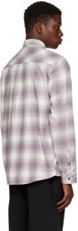 Carhartt Work In Progress Purple & Off-White Deaver Shirt