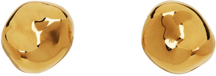 Photo: AGMES Gold Small Gia Stud Earrings