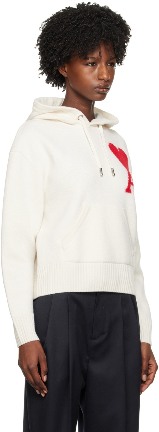 AMI Alexandre Mattiussi Navy Ami de Cœur Hoodie