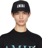 AMIRI Black Paneled Trucker Cap