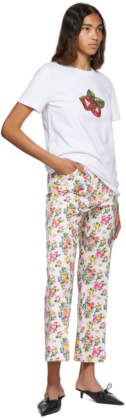 Sportmax White Strawberry Zurlo T-Shirt