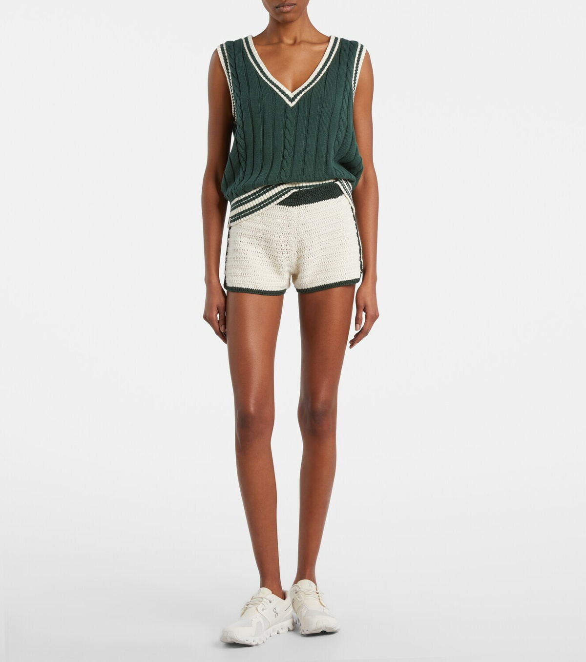 The Upside Santa Fe Julia cotton sweater vest