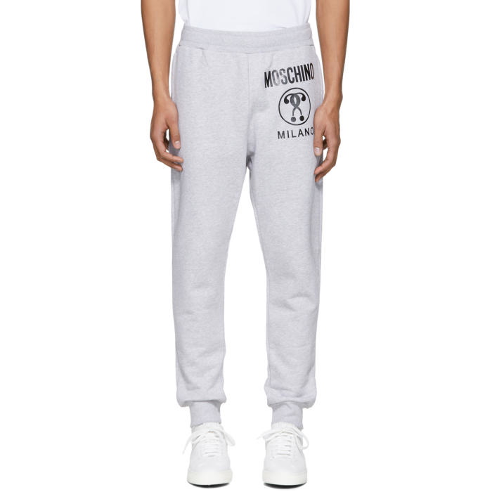 Photo: Moschino Grey Logo Lounge Pants 