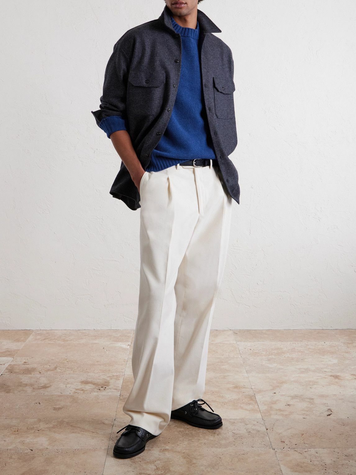 William Lockie - Wool Sweater - Blue