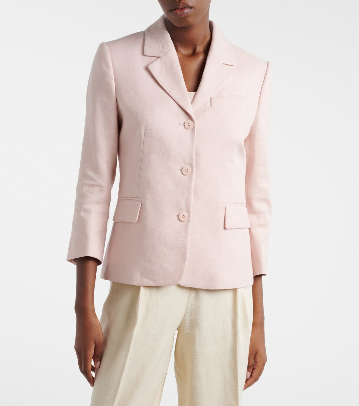 Dorothee Schumacher Casual Sophistication linen and cotton blazer