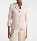 Dorothee Schumacher Casual Sophistication linen and cotton blazer