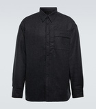 Givenchy - Embroidered padded wool shirt