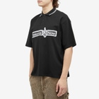 Pleasures Men's PN Boxy Polo Shirt in Black