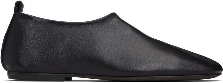 Photo: Dries Van Noten Black Square Toe Loafers