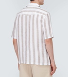 Brunello Cucinelli Striped linen shirt