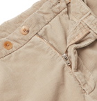Boglioli - Sand Slim-Fit Tapered Cotton-Blend Corduroy Suit Trousers - Neutrals