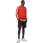 adidas Originals Red 3-Stripes Sweatshirt