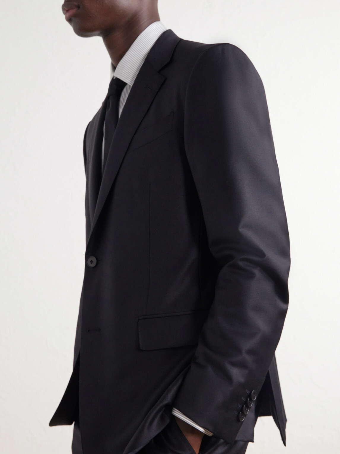 Zegna - Merino Wool-Twill Suit - Black