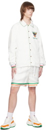 Casablanca White 'Tennis Club' Jacket