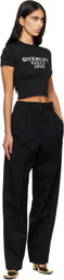 Givenchy Black Cropped T-shirt