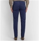 Tod's - Navy Slim-Fit Stretch-Cotton Twill Chinos - Blue