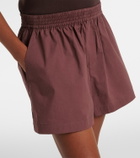 Varley Morales cotton poplin shorts